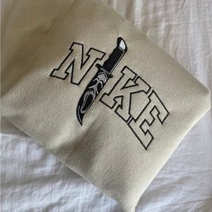 GhostFace Embroidery Sweatshirt